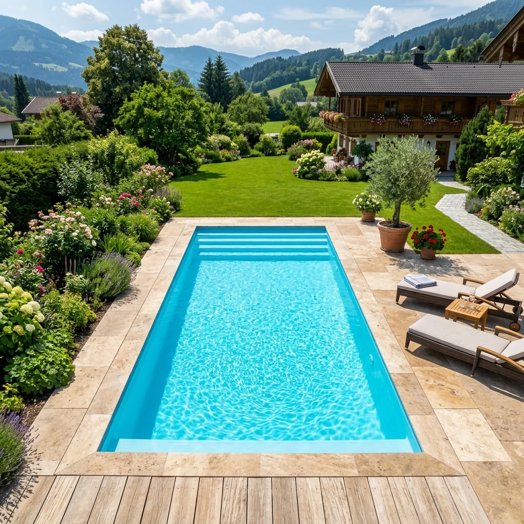 Pool 3 × 6 m