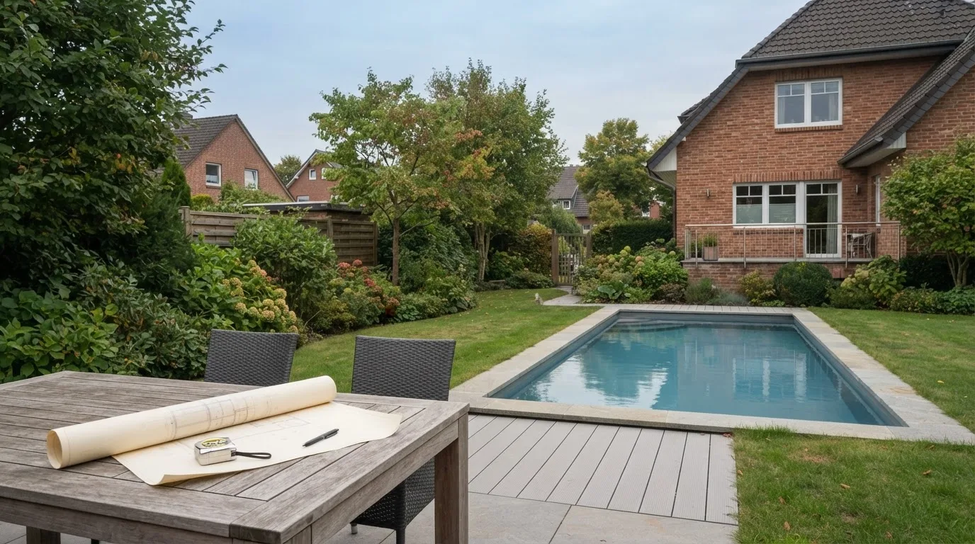 Baugenehmigung für Pools in Nordrhein-Westfalen: Was gilt in NRW?